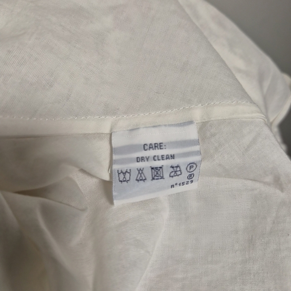 Ralph Lauren RARE Prarie Cottagecore Lace Crotchet White Mini Dress With Slip S - Picture 7 of 12